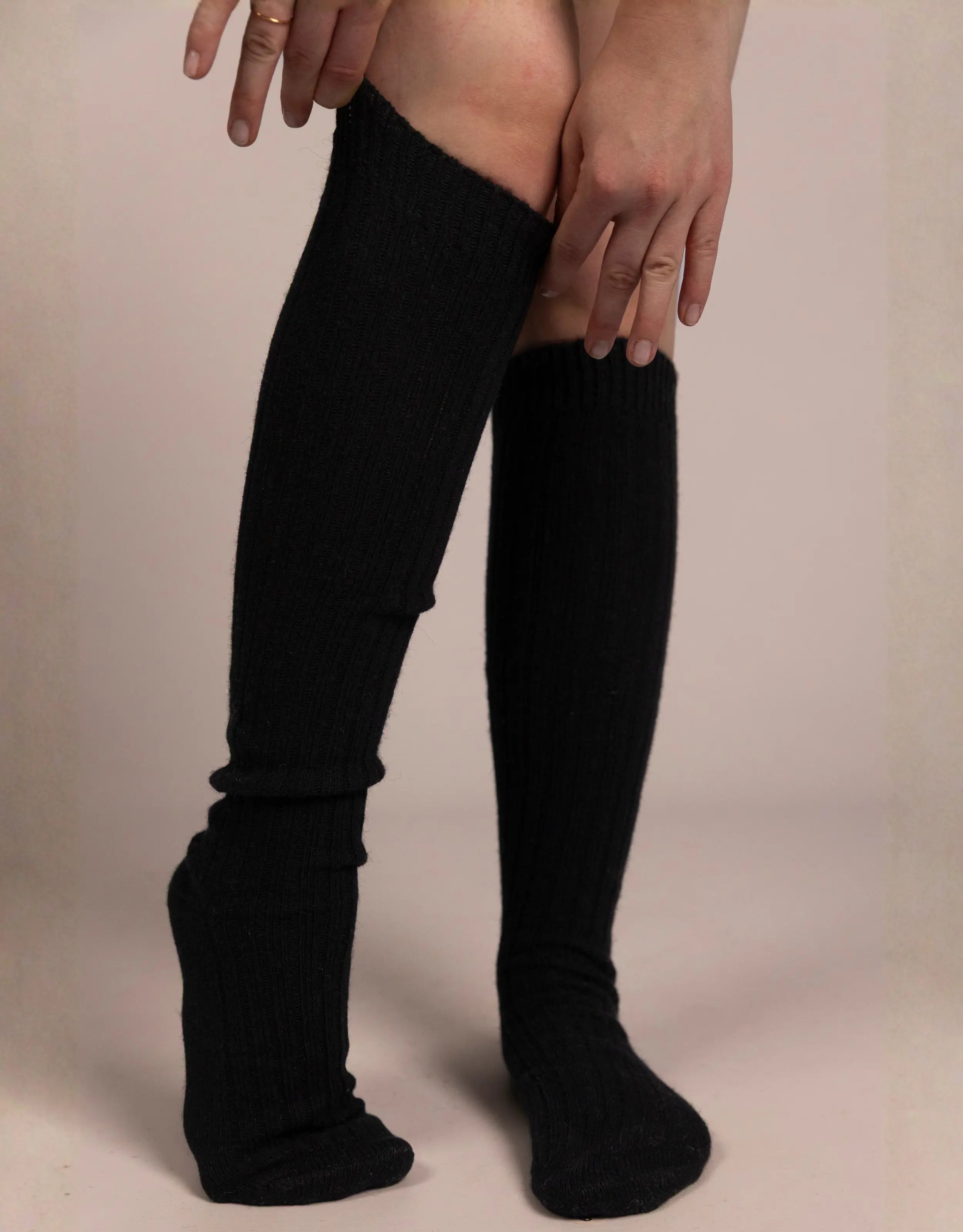 Knee-High Alpaca Socks by AMO & Oak | Thick | Women's AMO & Oak